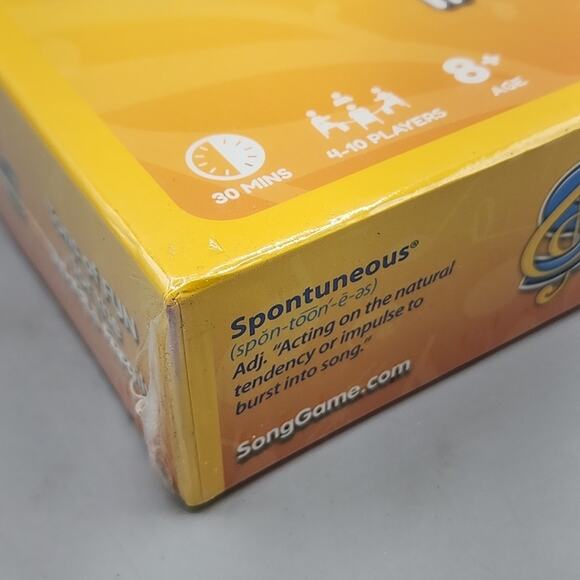 Spontuneous The Song Game - Yellow Brand New Factory Sealed 4-10 Players - Picture 9 of 11
